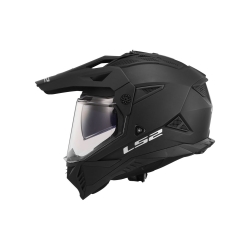 Kask motocyklowy Dual Sport LS2 MX702 Pioneer II Matt Black