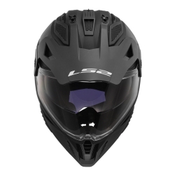 Kask motocyklowy Dual Sport LS2 MX702 Pioneer II Matt Black