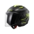 Kask otwarty Jet LS2 Airflow II Brush Black H-V Yellow